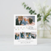 elegant | Foto Collage Weihnachten (Stehend Vorderseite)