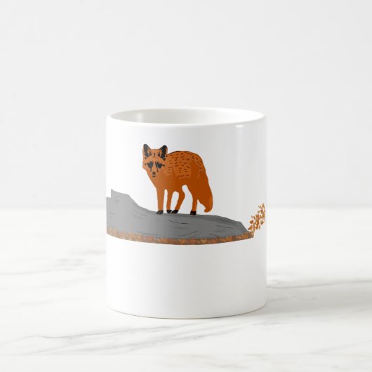 🦊 Elegant Fox Coffee Kaffeetasse (Mittel)