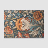 Elegant Fox William Morris Inspiriert Seidenpapier (Vorderseite)