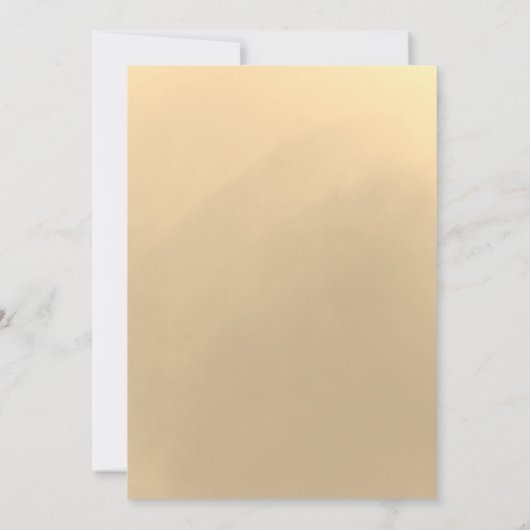 Elegant Frame Gold 100. Geburtstag Einladung (Rückseite)