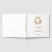 Elegant Frame Holy Cross Baptism Guest Book Gästebuch (Voll)