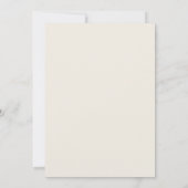 Elegant Frame Modern Save The Date Card (Rückseite)