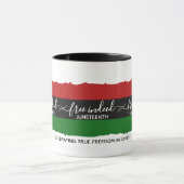 Elegant FREE INDEED Christlichen Junetnh Tasse (Zentrum)