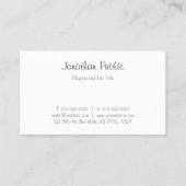 Elegant Freehand Script Modern Simple Template Visitenkarte (Vorderseite)