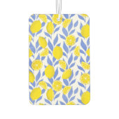 Elegant French Country Lemon Blue Botanical Autolufterfrischer (Rückseite)