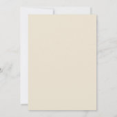 Elegant French Horn Christmas Irish Cream Einladung (Rückseite)