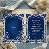 Elegant French Toile Parisian Poetic Baby Shower Einladung