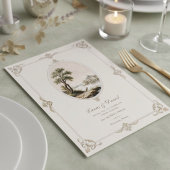 Elegant French Vintage Chateau Wedding  Einladung