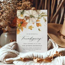 Elegant Friendsgiving Einladung