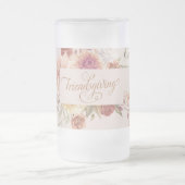 Elegant Friendsgiving Entertainment Mattglas Bierglas (Mittel)