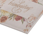 Elegant Friendsgiving Entertainment Schneidebrett (Ecke)