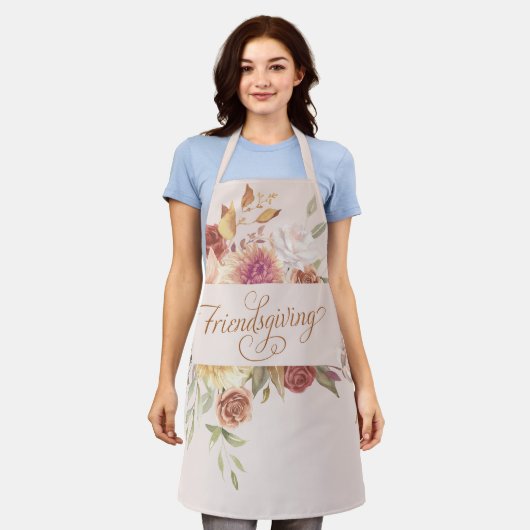 Elegant Friendsgiving Entertainment Schürze (Getragen)