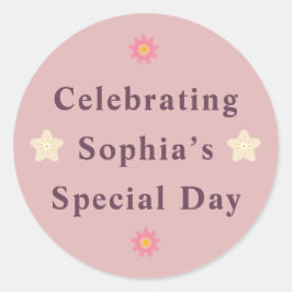 Elegant Friendship Day Sticker for Her.