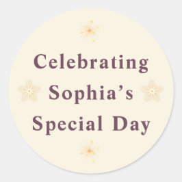 Elegant Friendship Day Sticker for Her.