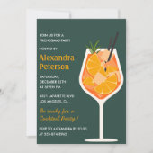 Elegant Friendsmas Einladungen Cocktail Modern (Vorderseite)