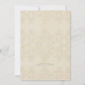 Elegant Fritillaria n Dragonfly UAWG Response Card Einladung (Rückseite)