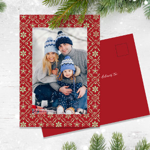 Elegant Frohe Weihnachten Ein Foto Schneeflocke