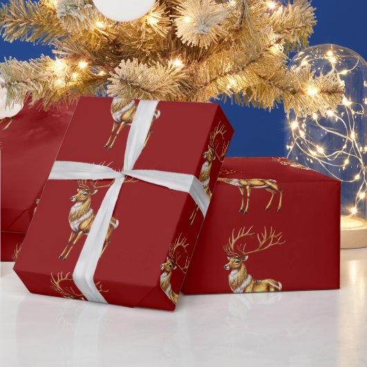 Elegant Frohe Weihnachten Geschenkpapier (Feiertage)