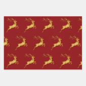 Elegant Frohe Weihnachten Geschenkpapier Set (Vorderseite)