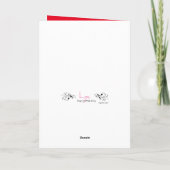 Elegant Frohe Weihnachten Grün Gold Vintag (Rückseite)