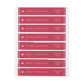 Elegant Frohe Weihnachten Moderner Individuelle Na (Bogen)