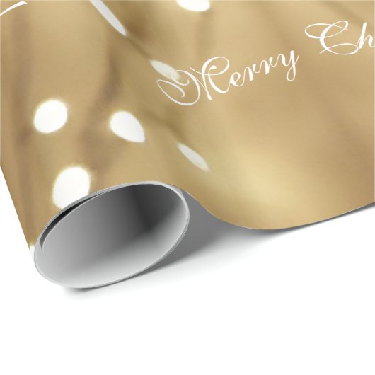 Elegant Frohe Weihnachtszeit Geschenkpapier (Rolleneckpunkt)
