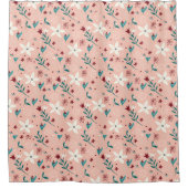 Elegant frorink duschvorhang (Vorderseite)