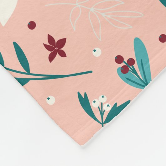 Elegant frorink fleecedecke (Ecke)