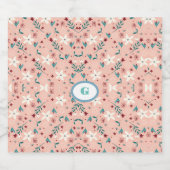 Elegant frorink schaumweinetikett (Einzelnes Label)