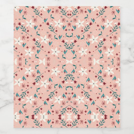 Elegant frorink weinetikett (Einzelnes Label)