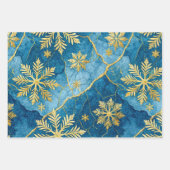 Elegant Frozen Dawn Holiday Geschenkpapier Set (Vorderseite)