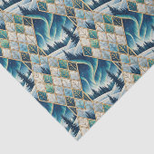 Elegant Frozen Landscape Holiday Seidenpapier (Ausschnitt)