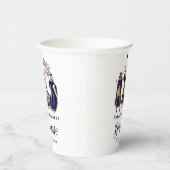 Elegant Fun Graduate Tossed Cap Class of 2026  Pappbecher (Rechts)