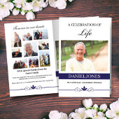 Elegant Funeral Program Template