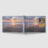 Elegant für immer in unserem Herzen Beach Sunset F Gästebuch (Voll)