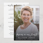 Elegant für immer in unserer Herzordnung Programm (Vorne/Hinten)