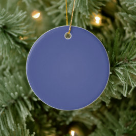 Elegant Future Dusk (Violet Blue) Mitternacht Keramik Ornament