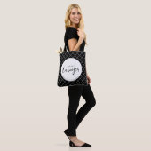 Elegant Future Lawyer Karo Pattern Personalisiert Tasche (Am Model)