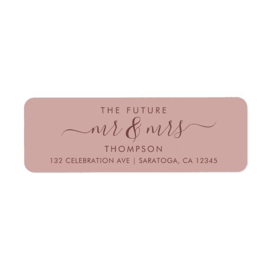 Elegant Future MR und MRS Address Cinnamon Rose (Vorne)