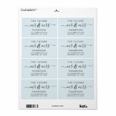 Elegant Future MR und MRS Script Modern Light Blue (Vorne)