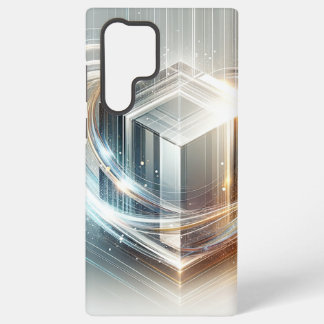 Elegant Futuristic Glass-like Phone Case Samsung Galaxy Hülle
