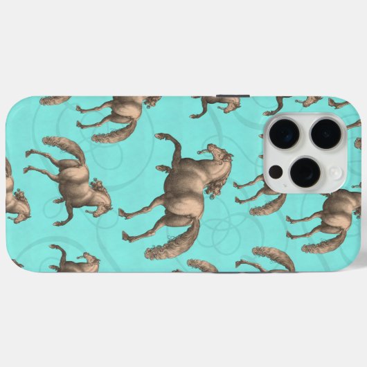 Elegant Galloping Spanish Pferd Case-Mate iPhone Hülle (Rückseite (Horizontal))