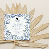 Elegant Garden Blume Boho Bridgerton Wedding Einladung