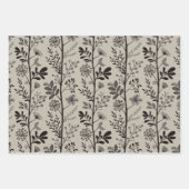 Elegant Garden Reverie Botanical Geschenkpapier Set (Vorderseite)