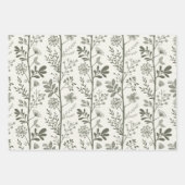 Elegant Garden Reverie Floral Geschenkpapier Set (Vorderseite 2)