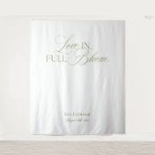 Elegant Garden Tea Bridal Shower Backdrops Banner Wandteppich (Vorderseite)