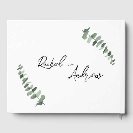 Elegant Gästebuch (Rückseite)