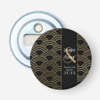 Elegant Gatsby Art Deco GoldWedding 1920