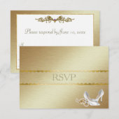 Elegant Gay Wedding RSVP Karte (Vorne/Hinten)