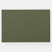 Elegant Gay Wedding Two Grooms in Anzügen Gästebuch (Rückseite)